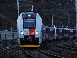 Vlak na lince Praha Masarykovo nádraí, Ústí nad Labem (9. srpna 2025)