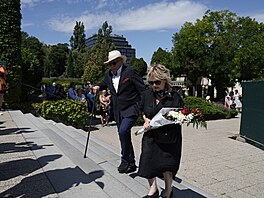 S Jiím Krampolem se piel rozlouit herec Jan Peuil. (8. srpna 2025)