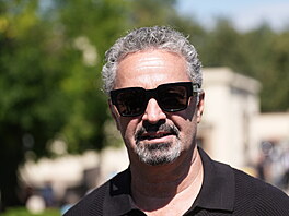 Poh�eb Ji�ího Krampola. Na snímku herec Martin Dejdar (8. srpna 2025).