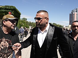 Lou�ení s Ji�ím Krampolem. Na snímku MMA zápasník Karlos Vémola (8. srpna 2025).