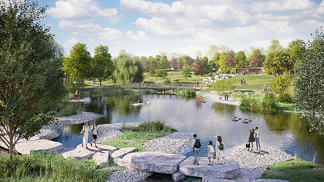 Ntok do povodovho parku na Svratce.