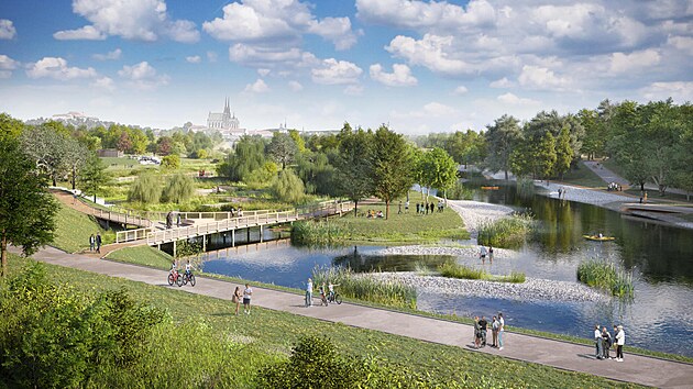 Jin st povodovho parku na Svratce.