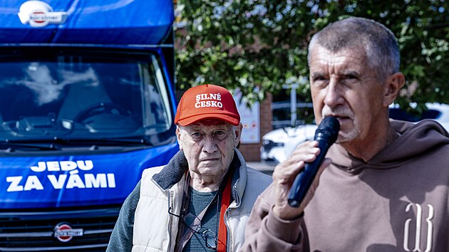 Setk�n� Andreje Babi�e s voli�i na Litom��icku