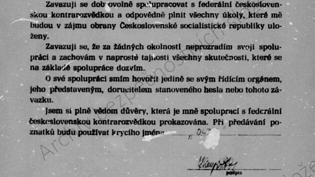 Ze svazku „Olda“, který StB vedla v polovině 80. let k tajné spolupráci s Otou...