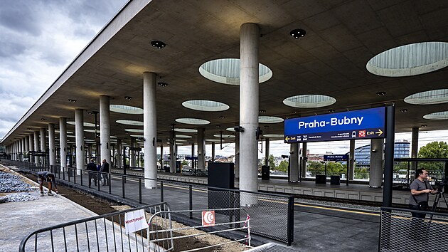 Slavnostn zprovoznn opraven trati mezi praskmi Bubny a Vstavitm (1. srpna 2025)