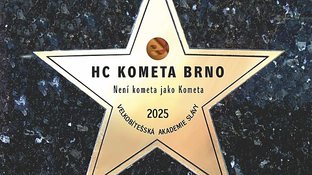 Hvzda pro hokejovou Kometu Brno u je pipravena.