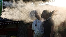 Extrémní vedra v Japonsku. Teploty atakují tropickou �ty�icítku. (5. srpna 2025)