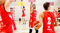 Tomá� Satoranský na srazu �eské reprezentace v Pod�bradech.