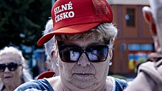 Setkání Andreje Babi�e s voli�i na Litom��icku, kde m�l ve st�edu dev�t...