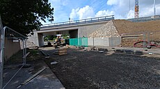 Nový �elezni�ní most v Moravských Bud�jovicích je u� hotový, místem stavby u�...