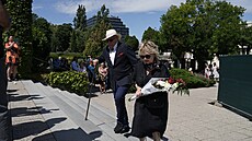 S Jiím Krampolem se piel rozlouit herec Jan Peuil. (8. srpna 2025)