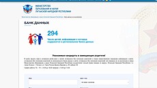 Ruské okupaní úady v Luhanské oblasti nabízejí ukrajinské dti k adopci nebo...