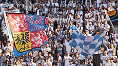 Fanou�ci Baníku sledují utkání s Austrií