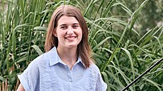 Eli�ka Havelková. Ryba�ení je pro ni vá�ní a nejv�t�ím koní�kem. Na ryby chodí...