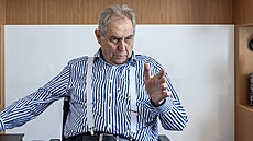 Bývalý prezident Milo� Zeman p�i rozhovoru pro iDNES.cz (6. 8. 2025)