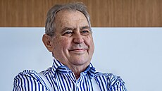 Bývalý prezident Milo Zeman pi rozhovoru pro iDNES.cz (6. 8. 2025)