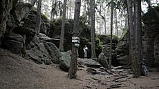 Toulovcovy Ma�tale u Prose�e na Chrudimsku jsou tvo�eny soustavou skalnatých...