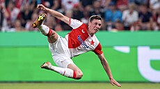 Slávistický Luká Provod v duelu s Teplicemi.