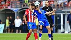 Momentka z utkání druhé ligy mezi Zbrojovkou Brno a Táborskem.