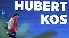 Maarský plavec Hubert Kos ped finále na 200 metr znak na MS v Singapuru