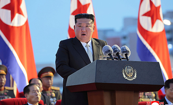 Severokorejský v�dce Kim �ong-un na snímku z 14. srpna 2025