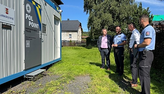 Oficiální p�edstavení nového místa pro komunikaci ob�ana s policií