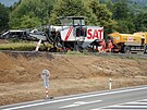Silnii u pustili hlavn provoz do pedlvanho nebezpenho seku silnice...