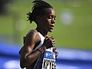 Ke�anka Faith Kipyegonová vyhrála závod na 3000 metr� v Chorzów� druhým...