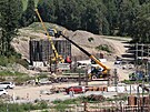 Stavba vchodnho obchvatu Bruntlu rychle pokrauje. Vyvede z msta hlavn...