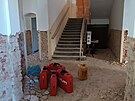 V nadzemnch patrech skonily bourac prce. Odstranit bylo poteba veker...