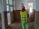 V nadzemnch patrech skonily bourac prce. Odstranit bylo poteba veker...