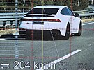 Audi RS7 s nmeckou registran znakou projelo kolem policejnho radaru v...