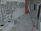 Demolin prce na vybourn pvodnch van v jihlavskm baznu Evena Roickho...