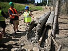 Dlnci pi rekonstrukci rybnk spadajcch do pstovsk vodrensk soustavy...