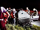 Pi vn nehod mezi Horn Bzou a ilovem na Plzesku se zranili ti...