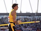 Armand Duplantis na mítinku Continental Tour - Gold v Budapeti.