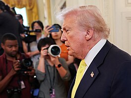 Americký prezident Donald Trump (7. srpna 2025)
