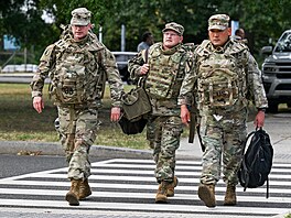 lenové Národní gardy USA nasazení ve Washingtonu (12. srpna 2025)