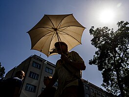 Vlna veder v Praze.