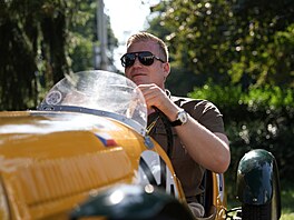 Europoslanec Filip Turek na závod Barum Czech Rally ve Zlín. (15. srpna 2025)