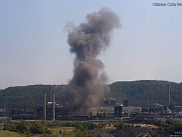 V americkém Pittsburghu vybuchla koksovna ocelárny U.S. Steel. (11. srpna 2025)