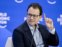 Dario Amodei, zakladatel start-upu Anthropic. (23. ledna 2025)