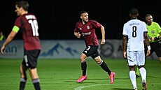 Pavel Kade�ábek ze Sparty po úto�né akci, kterou zakon�il st�elou do branká�e...