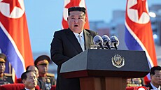 Severokorejský vdce Kim ong-un na snímku z 14. srpna 2025