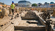 Poz�statky Haasova mlýna, sádky i s kostmi ryb �i novov�ký h�bitov odhalili...