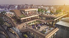 Projekt Savarin. Ve vnitrobloku vedle Václavského nám�stí by m�lo vzniknout...