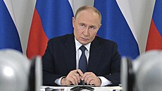 Ruský prezident Vladimir Putin se úastní schzky bhem návtvy Magadanu na...