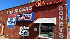 Nejstarí restaurace v Oklahom Ikes Chili se nachází na slavné Route 66. (2....