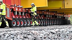 Dvoudenní pesun 113 let starého historického kostela dnes zaal ve védské...