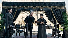 Snímek z druhé ásti druhé série kultovního seriálu Wednesday produkce Netflixu.